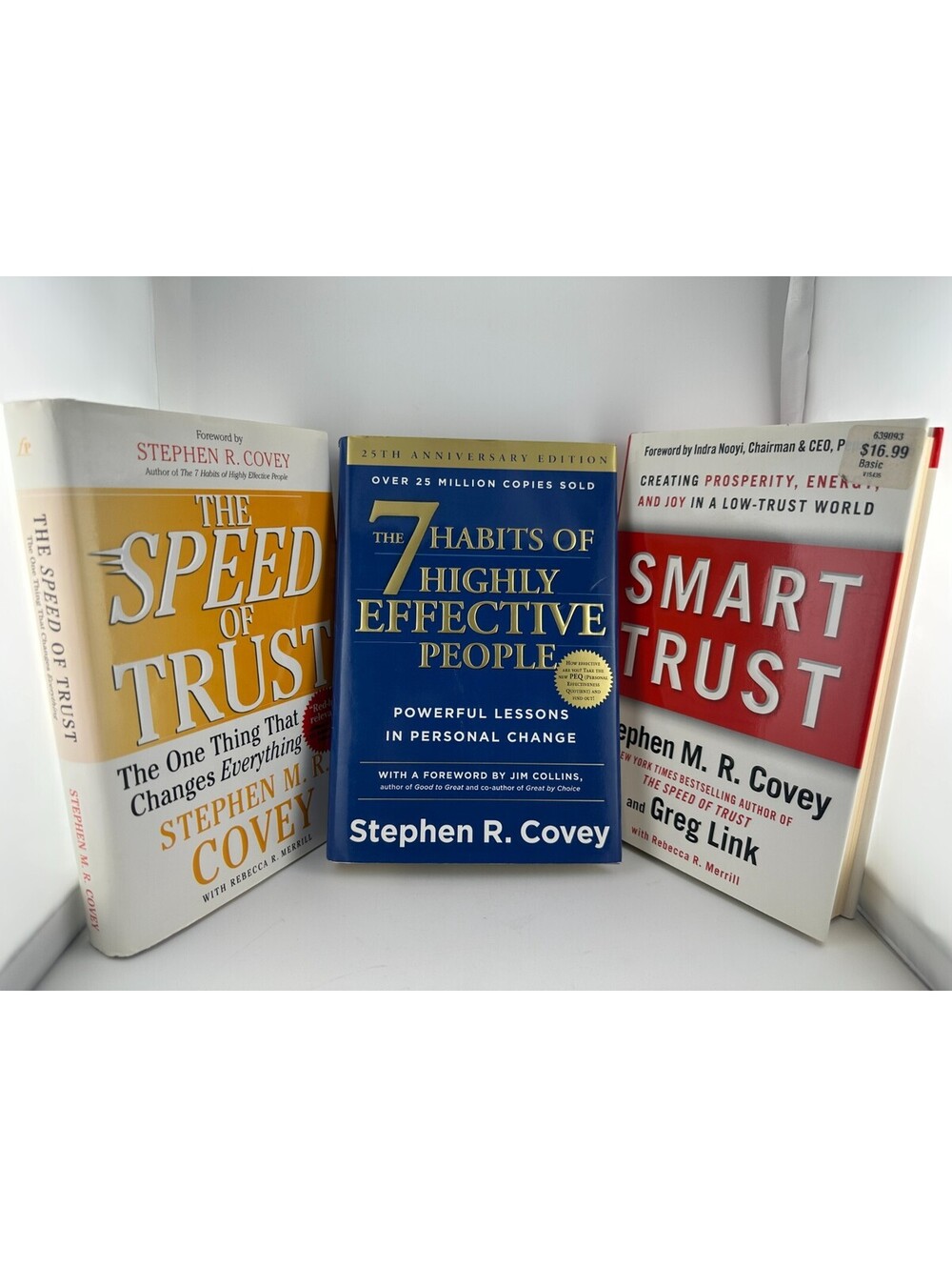 Stephen Covey Trust & Leadership Books Lot of 3 Hardcover